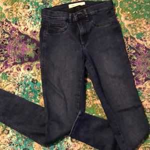 Gap 28R Easy Legging Jeans dark wash like new